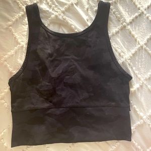 Black cam lululemon power pivot tank